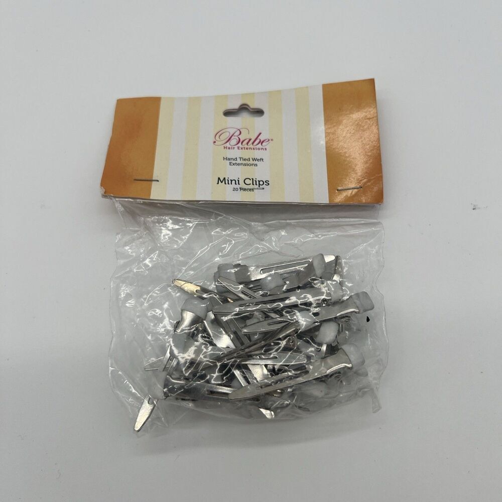 Babe Hair Extensions Hand Tied Weft Extensions Mini Clips 20 Pieces